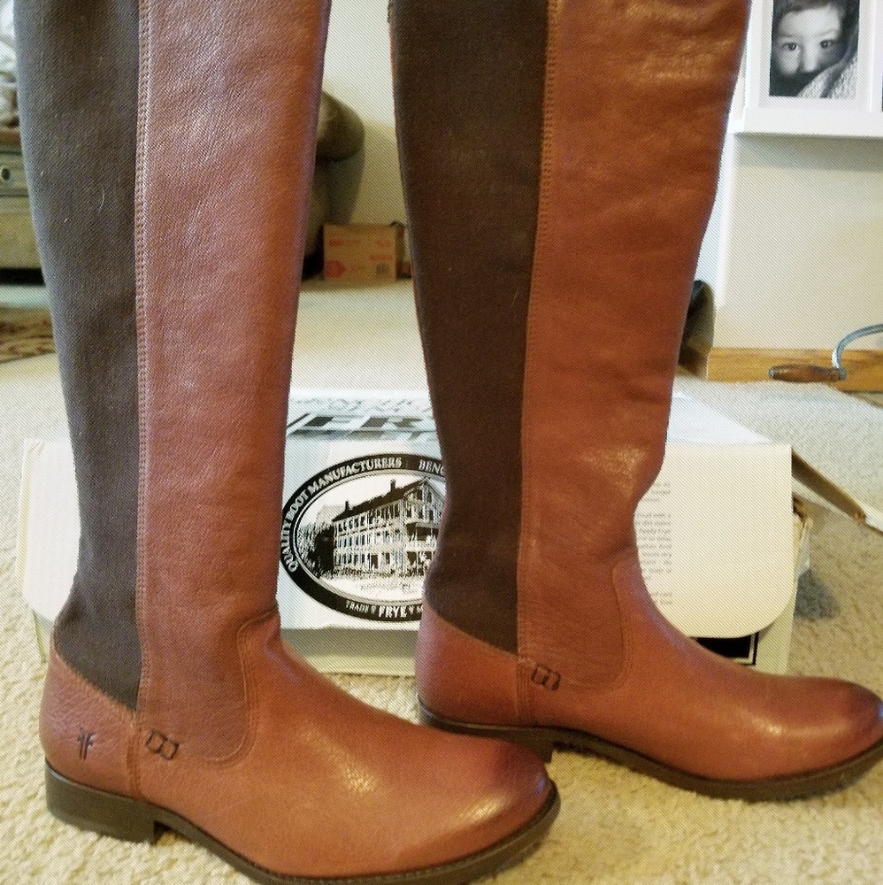 FRYE SIZE 8.5 MOLLY GORE RIDING BOOTS